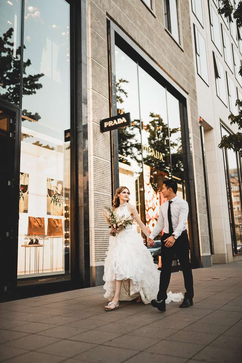 Hochzeitsfotograf Frankfurt Elegant Urban Romance After Wedding Shooting Frankfurt Fotograf Mühlacker